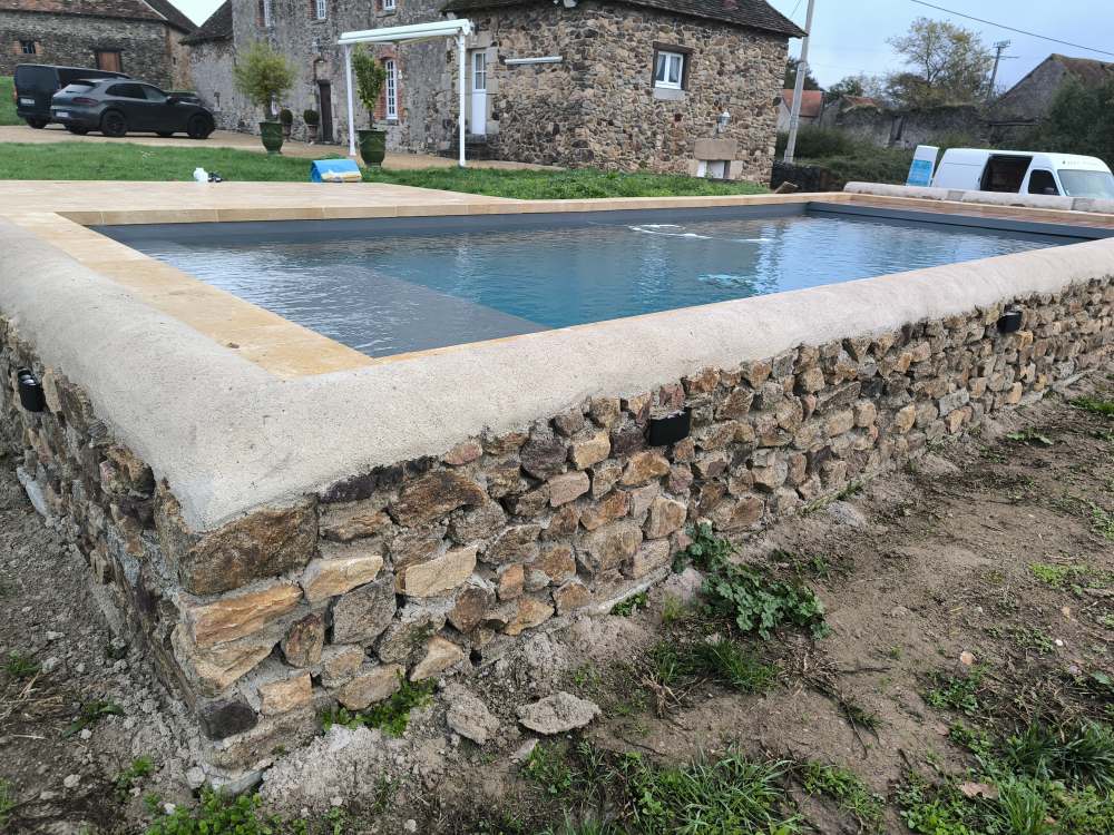 mur soutènement piscine